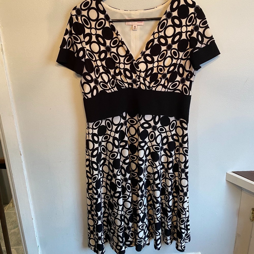 Vintage Polka Dotted Dress - Size 10 - Picture 3 of 5
